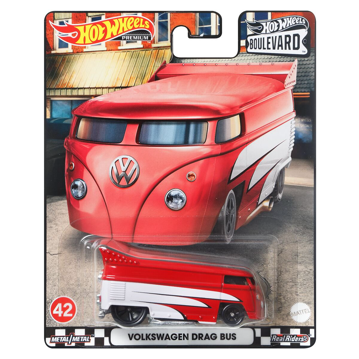 Машинка Hot Wheels Basic Boulevard​ - Volkswagen Drag Bus GJT68/HCR15 купить,NaN