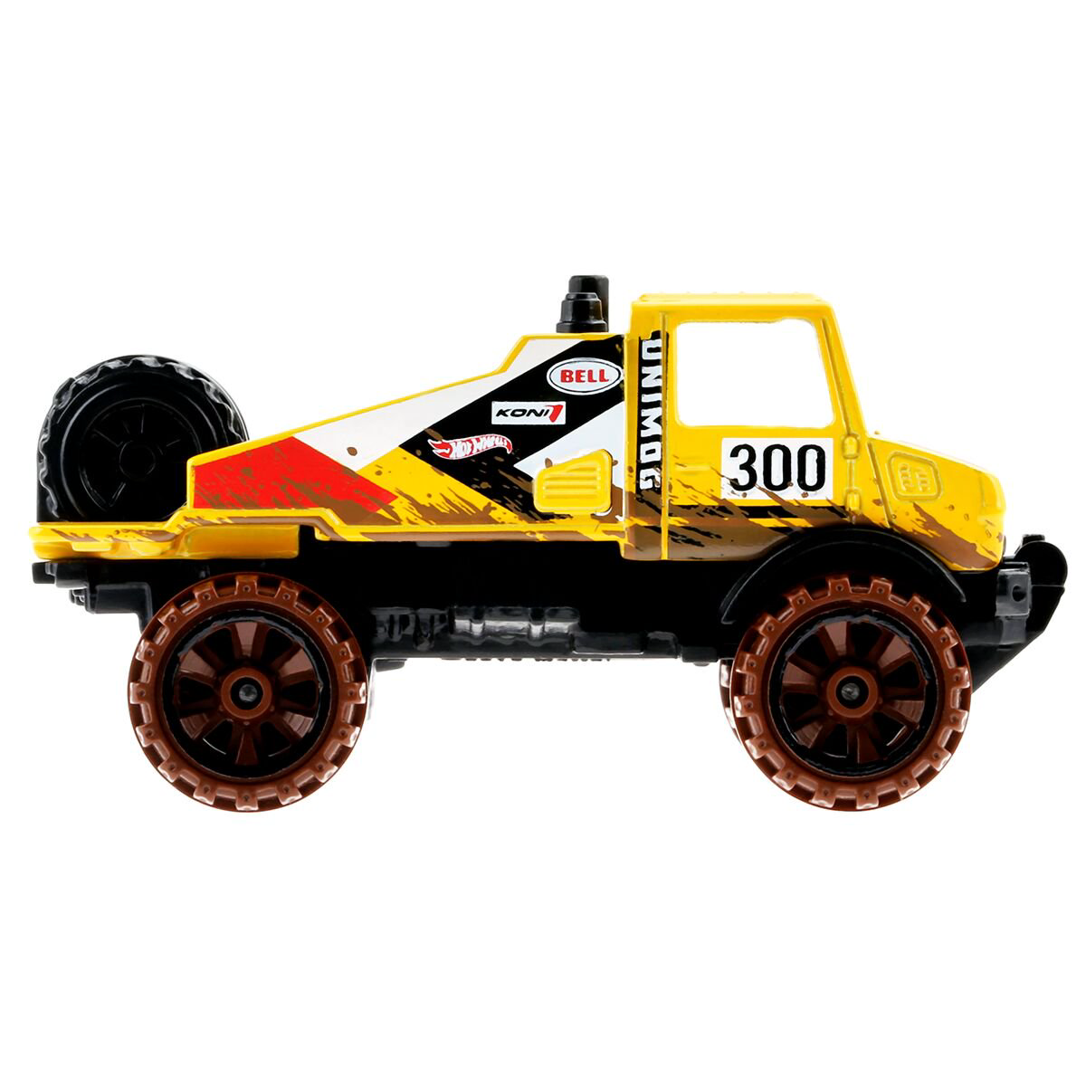 Машинка Hot Wheels Basic Mud Runners​ - Mercedes-Benz Unimog 1300 HFW36/1 купить,NaN