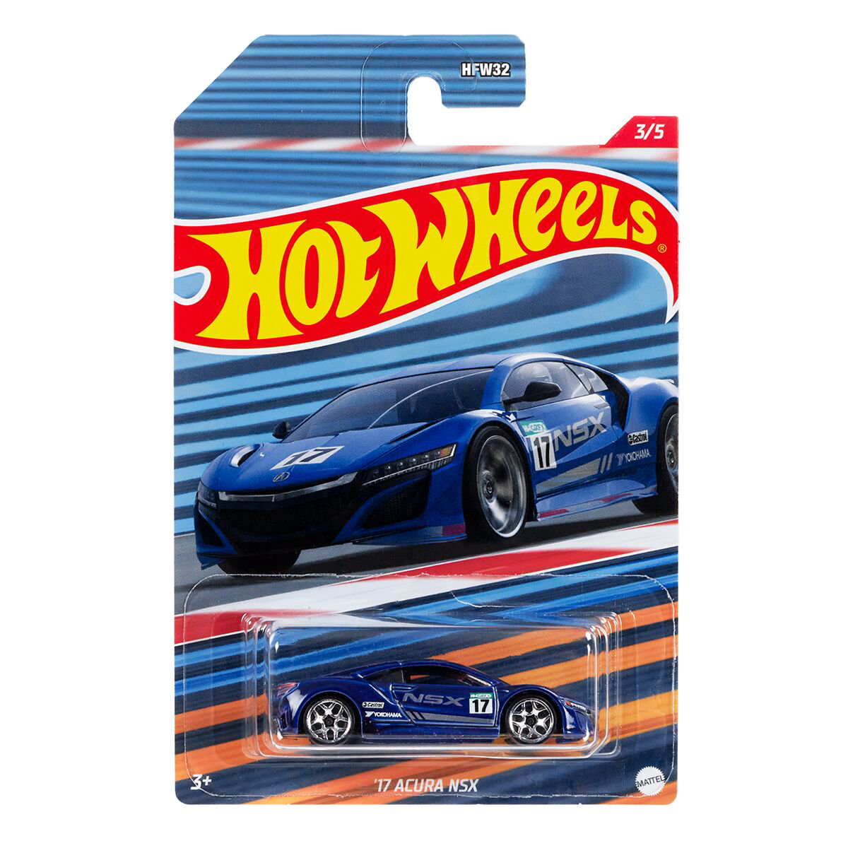 Машинка Hot Wheels Basic Racing Circuit - Acura NSX '17 HFW32/3 купить,NaN