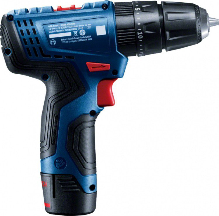 Дрель-шуруповёрт Bosch GSB 120-LI Professional 06019G8100 купить,61200