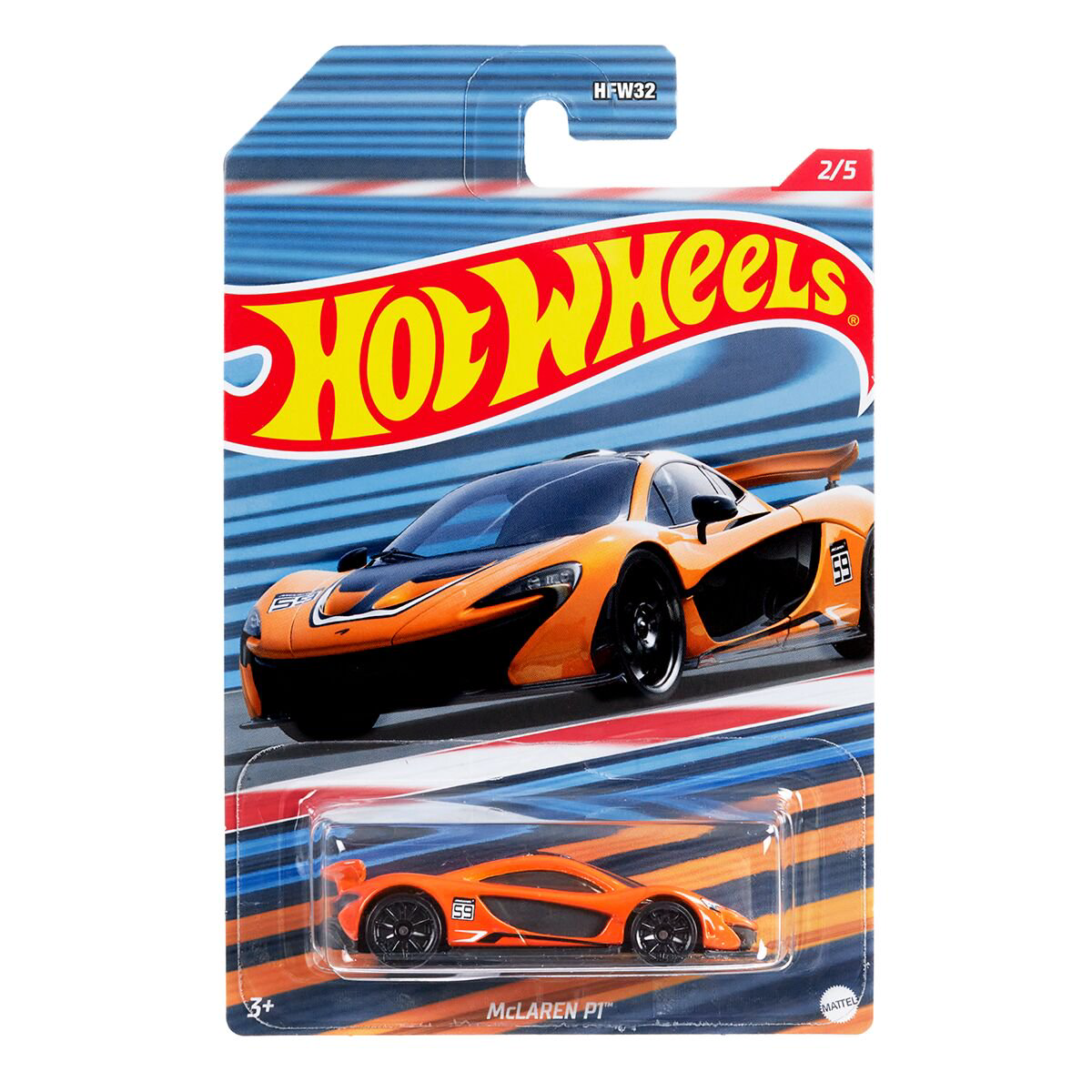 Машинка Hot Wheels Basic Racing Circuit - McLaren P1 HFW32/2 купить,NaN
