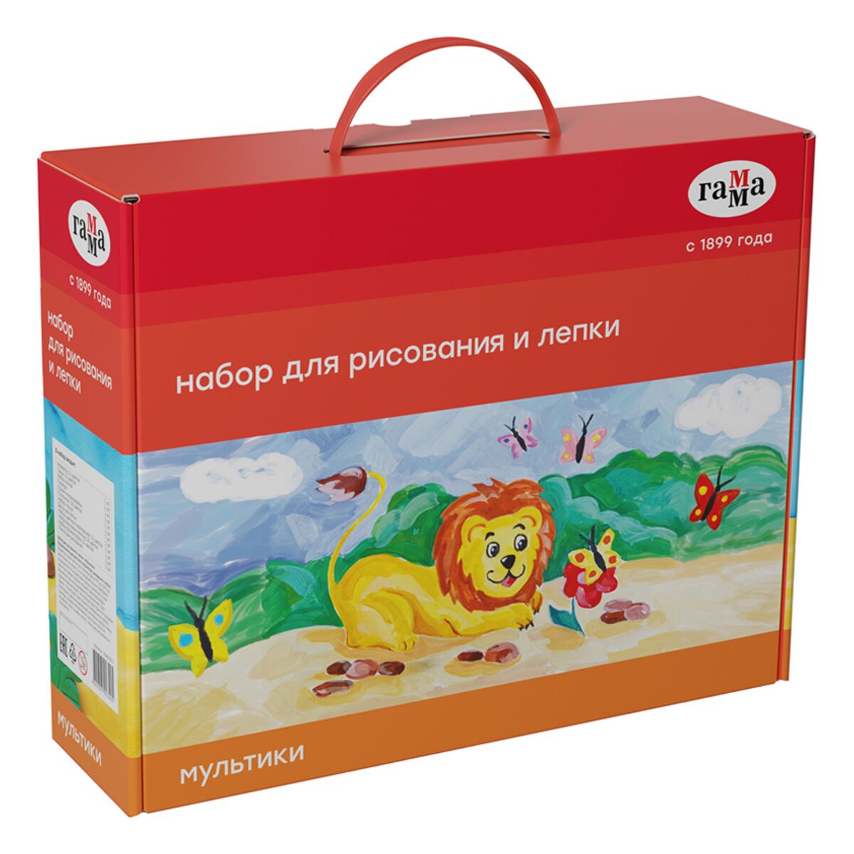 Набор для рисования и лепки Гамма Мультики 12 предметов купить,NaN