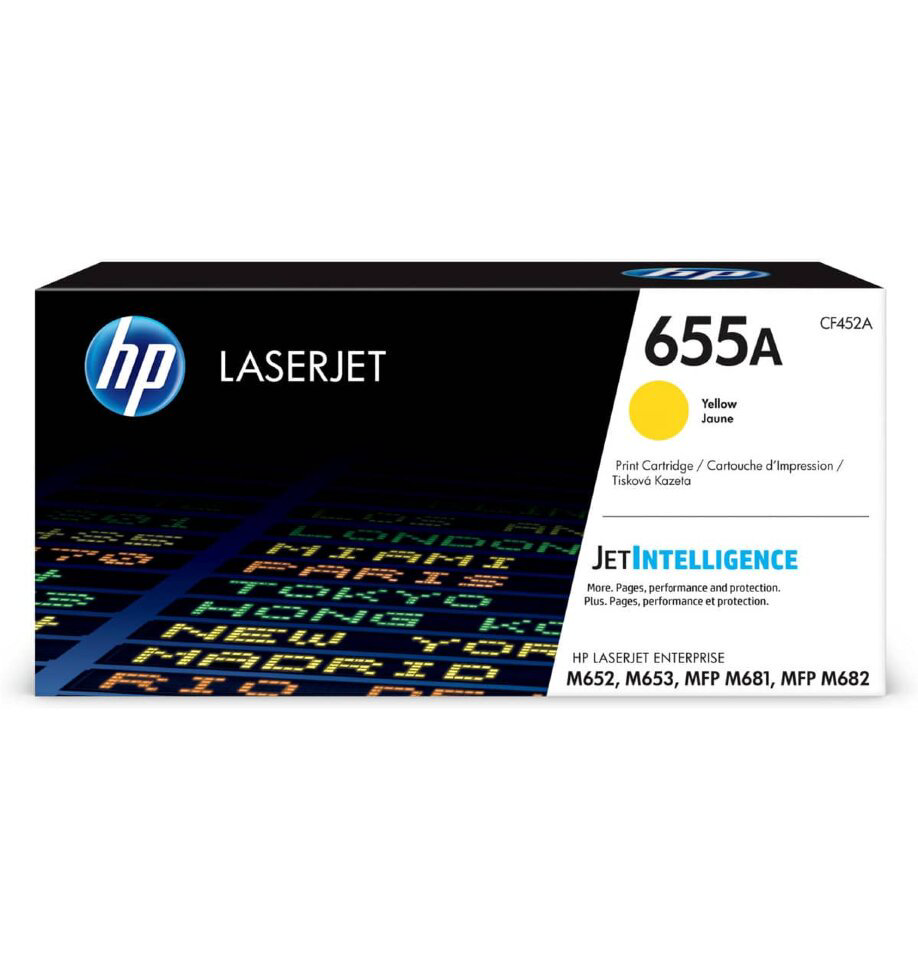 Тонер-картридж HP 655A CF452A желтый купить,NaN