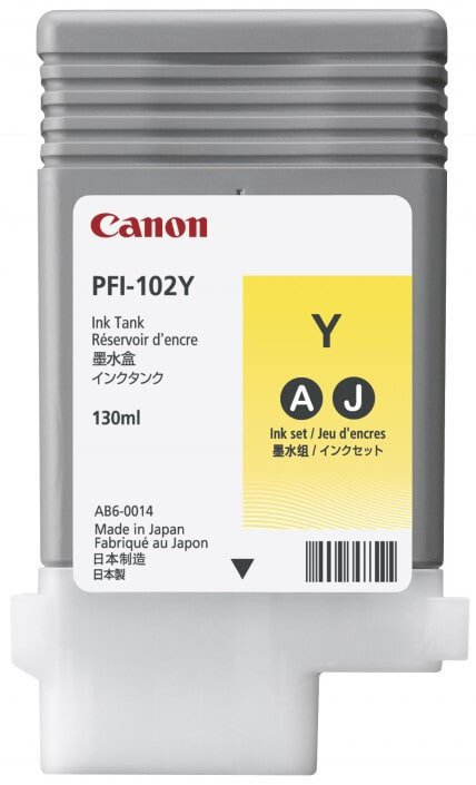 Картридж Canon PFI 102 imagePROGRAF желтый