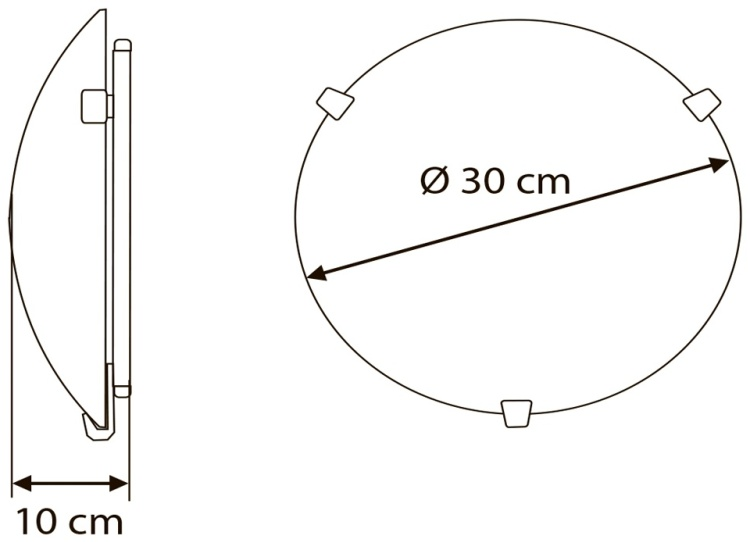 Потолочный светильник Arte Lamp Luna A3430AP-1CC купить,NaN