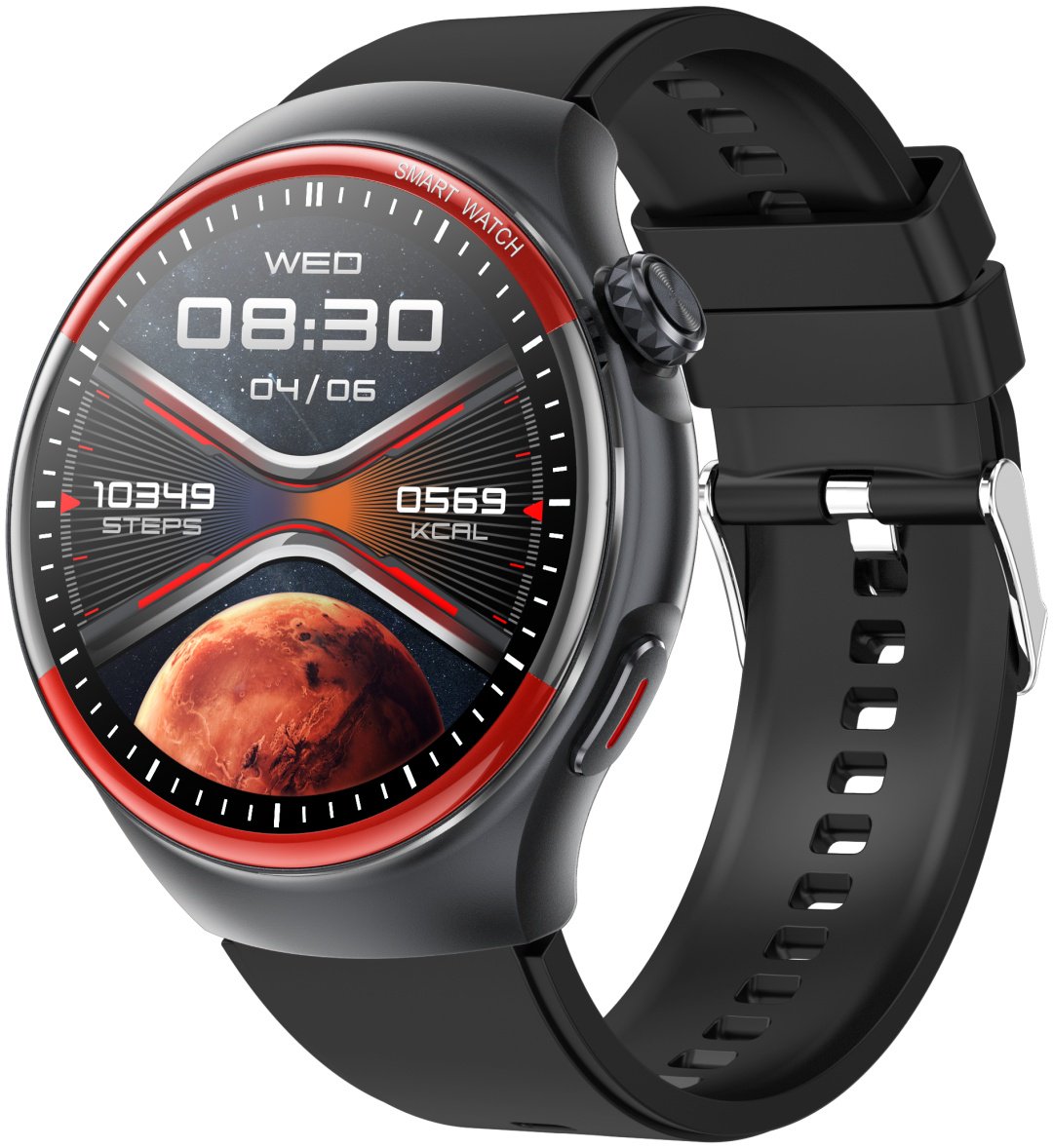 Смарт-часы SNEL Watch IMPERIAL 49 мм черный-черный