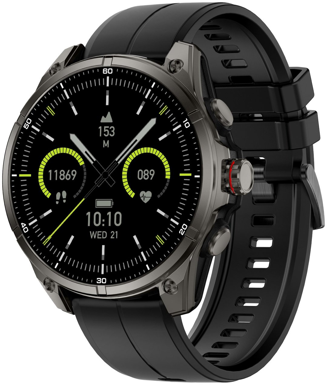 Смарт-часы SNEL Watch MODENA 44 мм черный-черный