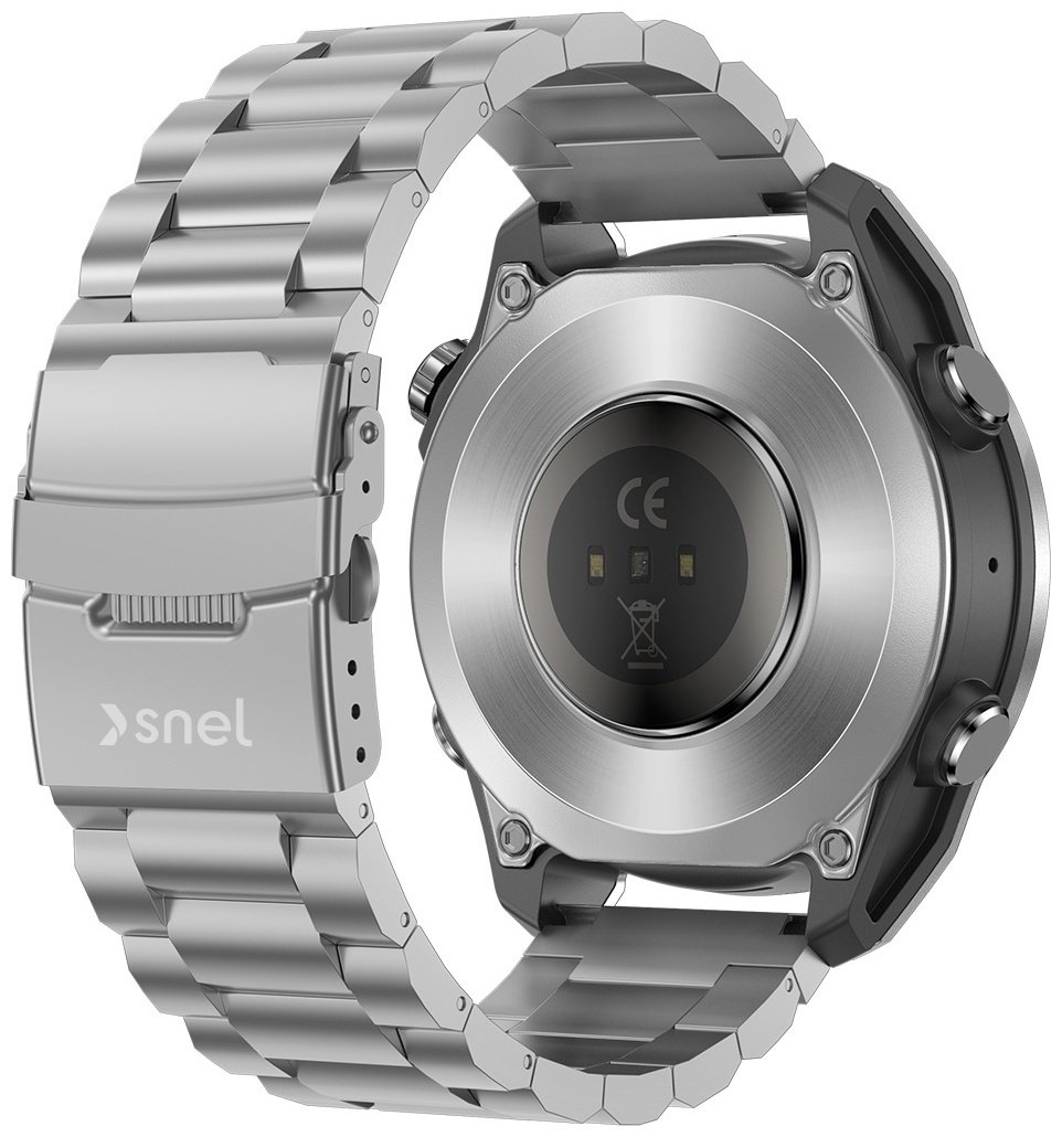 Смарт-часы SNEL Watch ELITE 47 мм серебристый-серебристый купить,NaN