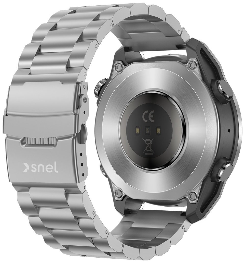 Смарт-часы SNEL Watch ELITE 47 мм серебристый-серебристый купить,NaN