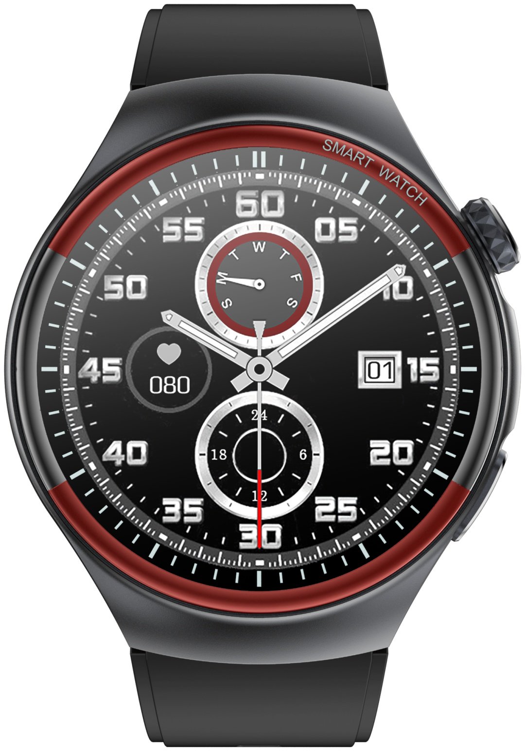 Смарт-часы SNEL Watch IMPERIAL 49 мм черный-черный купить,NaN