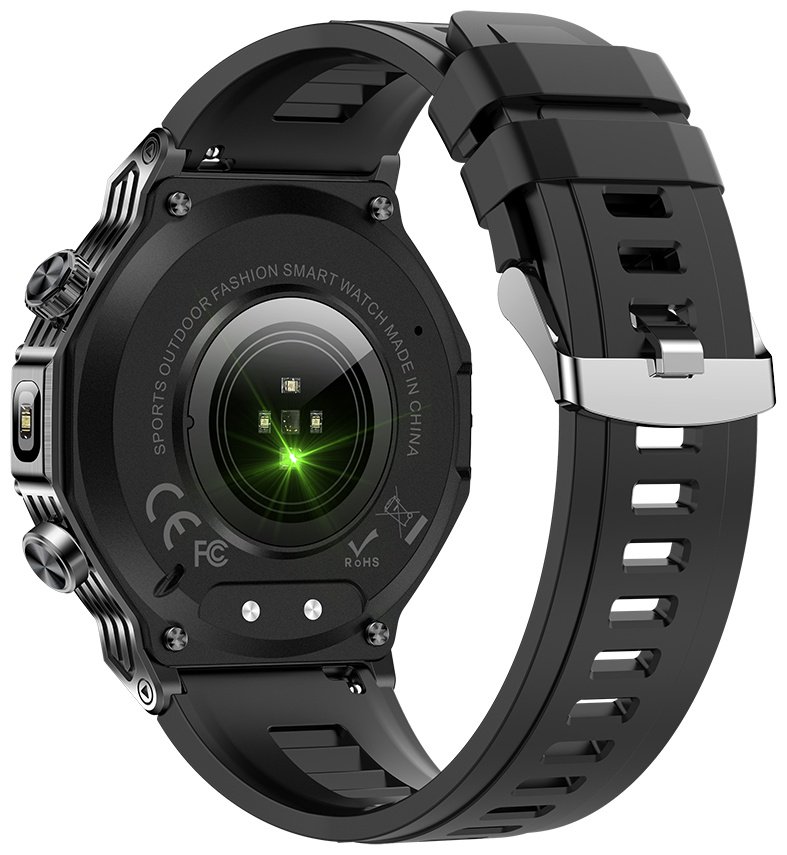 Смарт-часы SNEL Watch RAPTOR 53 мм черный-черный