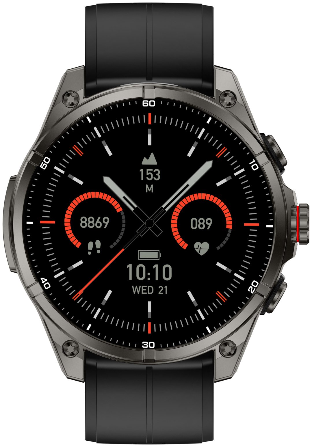 Смарт-часы SNEL Watch MODENA 44 мм черный-черный купить,NaN