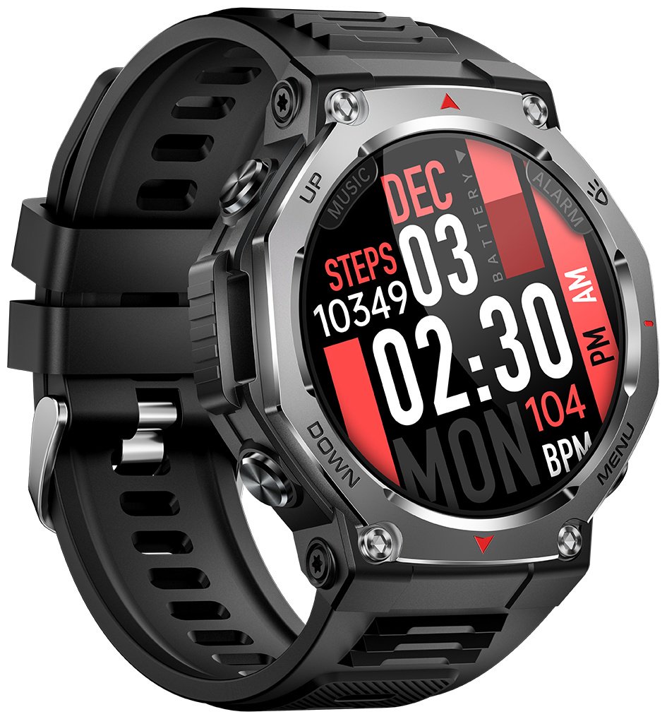 Смарт-часы SNEL Watch DYNAMO 50 мм черный-черный купить,NaN