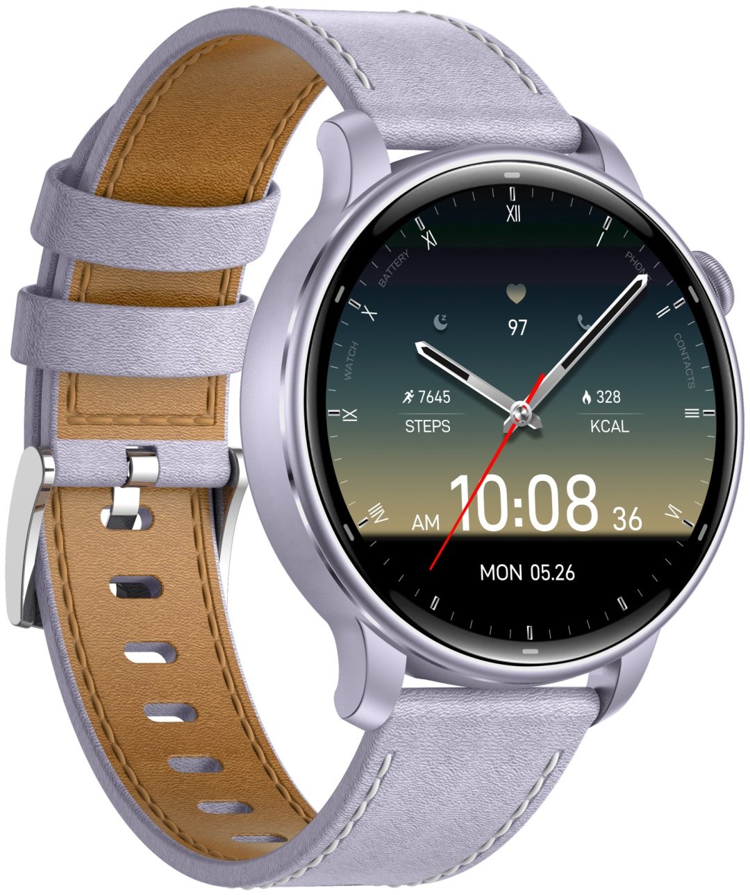 Смарт-часы SNEL Watch INFINITY 42 мм фиолетовый-фиолетовый