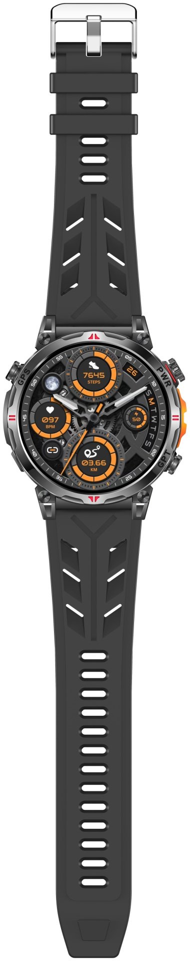 Смарт-часы SNEL Watch VANGUARD 53 мм черный-черный