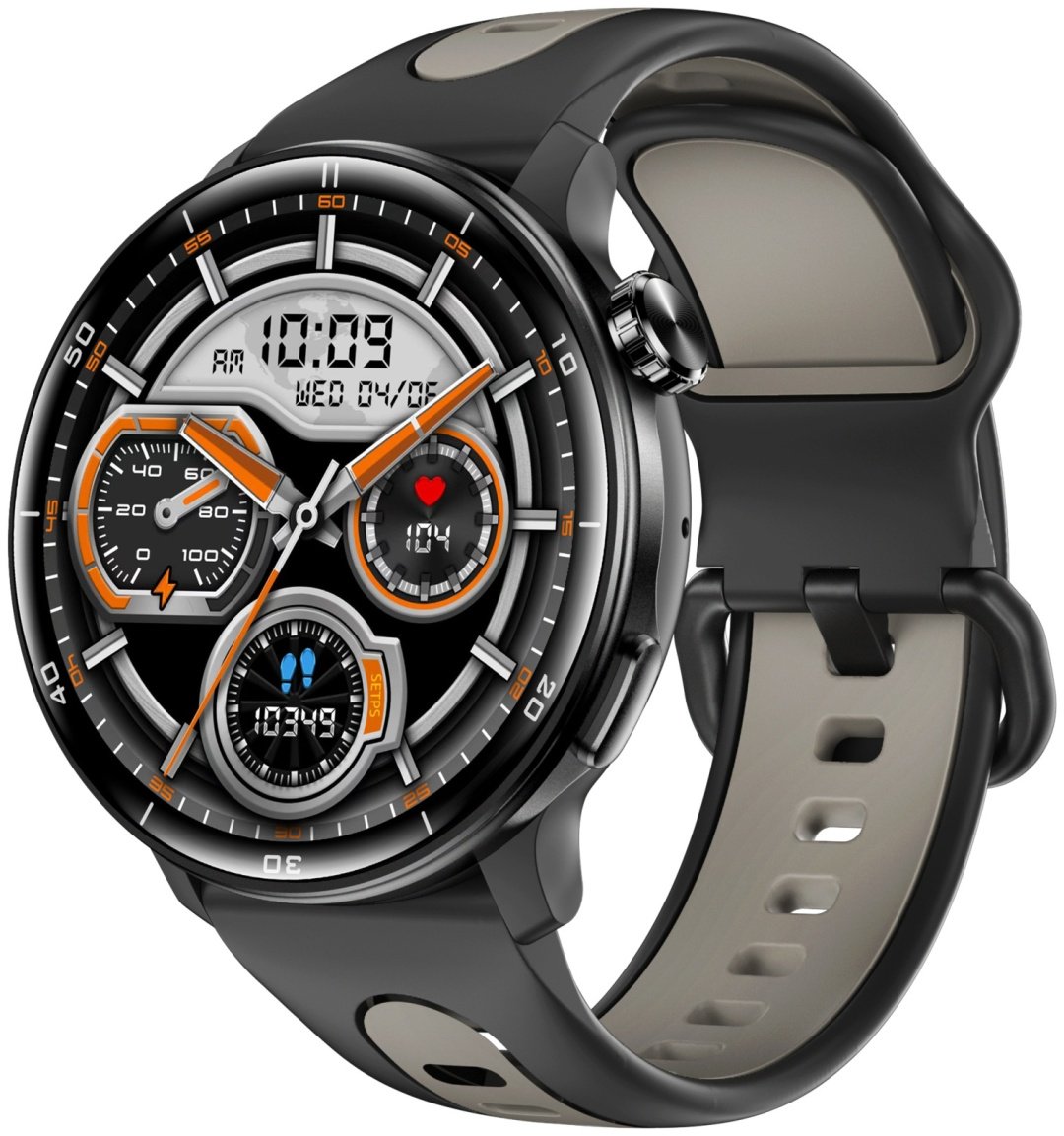 Смарт-часы SNEL Watch PHOENIX 46 мм черный-черный