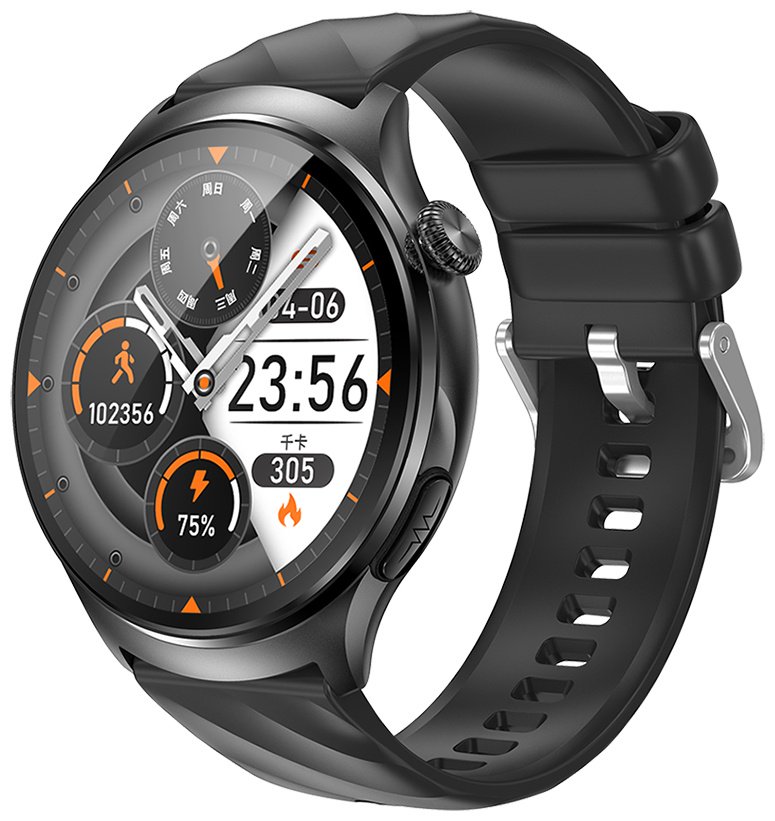 Смарт-часы SNEL Watch TRINITY 48 мм черный-черный