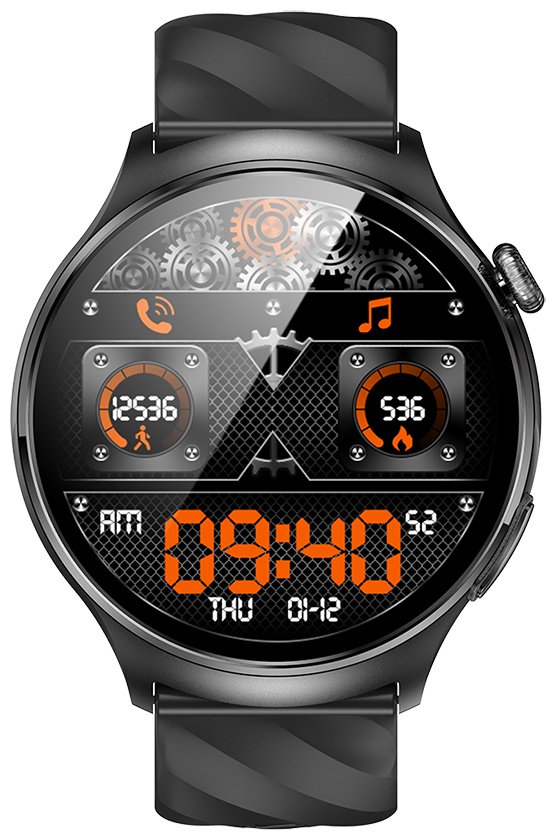 Смарт-часы SNEL Watch TRINITY 48 мм черный-черный