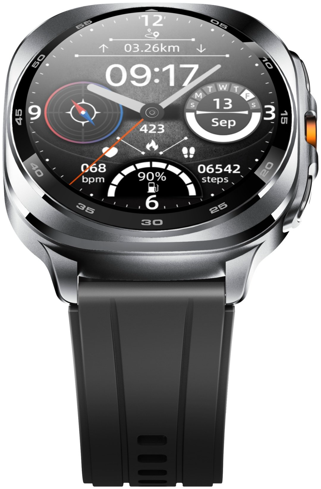 Смарт-часы SNEL Watch FUSION 45 мм черный-черный купить,NaN