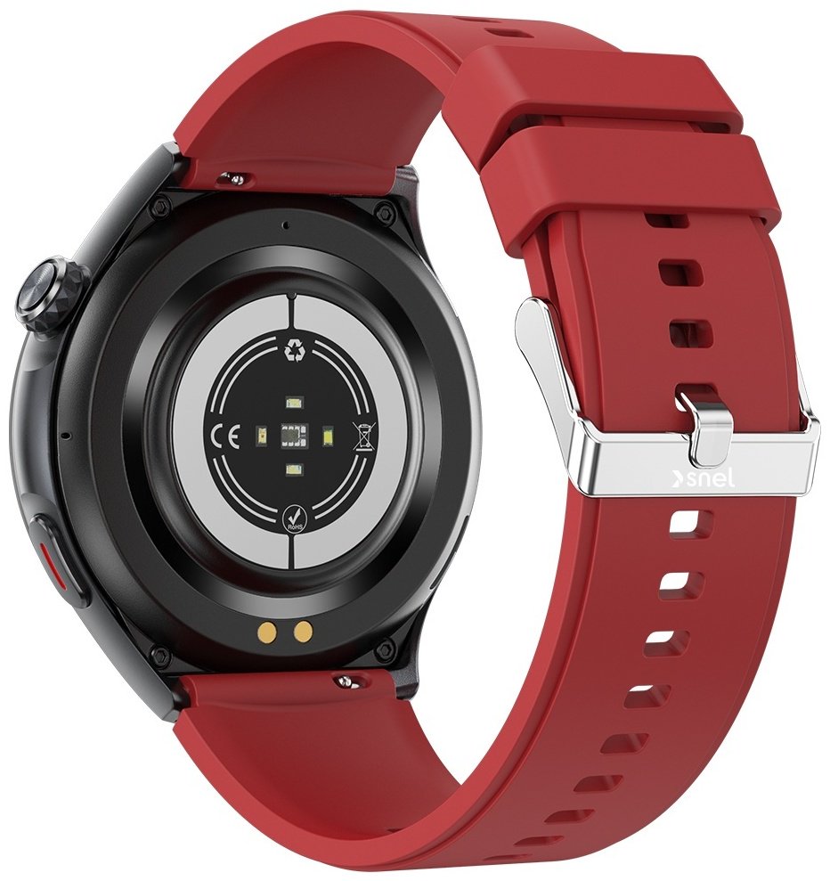 Смарт-часы SNEL Watch IMPERIAL 49 мм черный-красный-красный купить,NaN