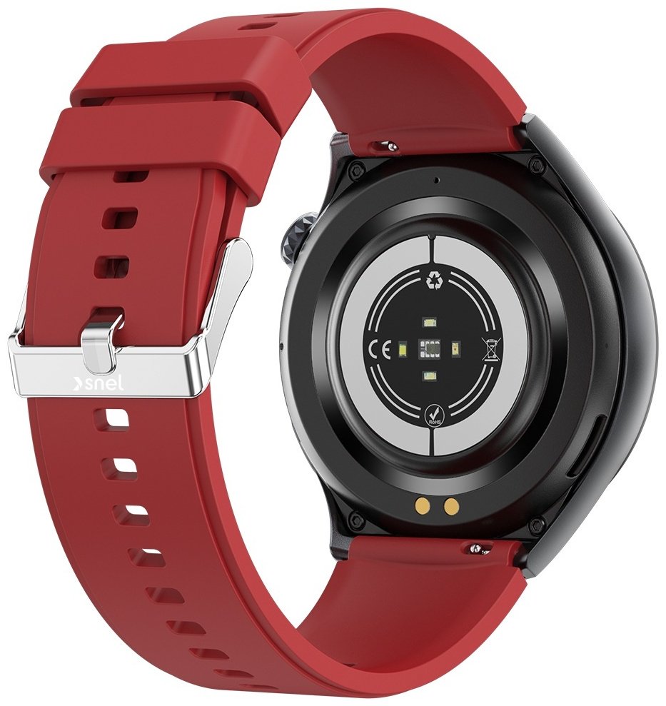 Смарт-часы SNEL Watch IMPERIAL 49 мм черный-красный-красный купить,NaN