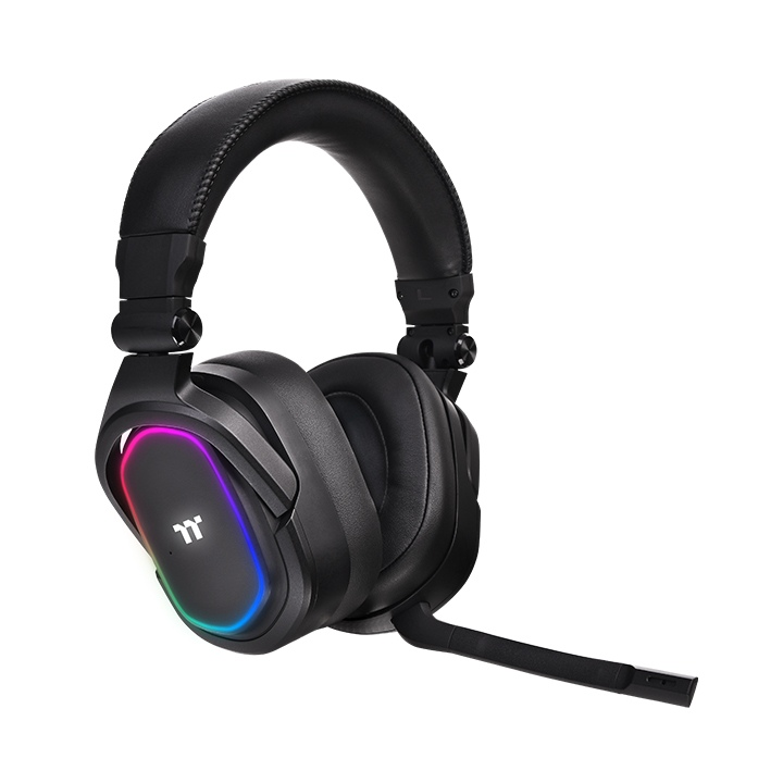 Наушники Thermaltake Argent H5 RGB 7.1 GHT-THF-DIECBK-31 черные купить,NaN