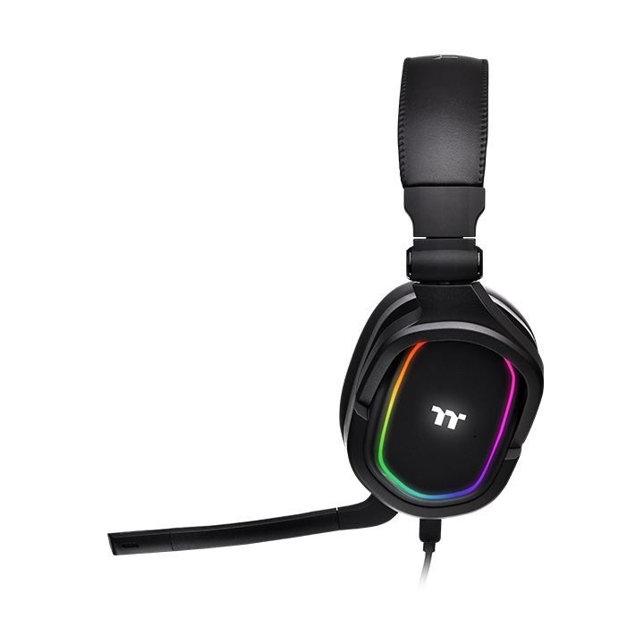 Наушники Thermaltake Argent H5 RGB 7.1 GHT-THF-DIECBK-31 черные купить,NaN
