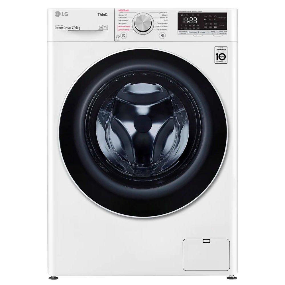 Стиральная машина LG F2V5HG0W белая купить,NaN