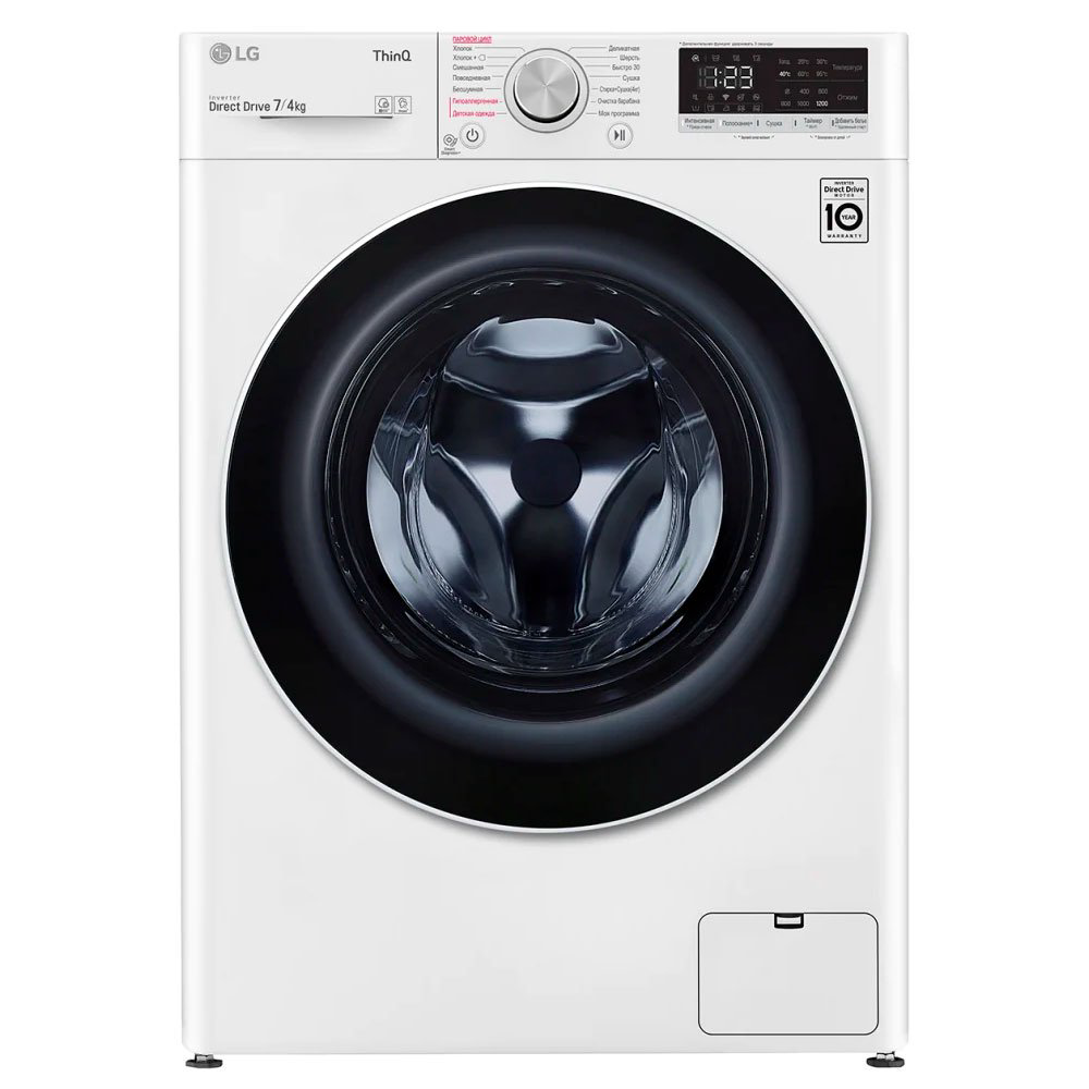 Стиральная машина LG F2V5HG0W белая купить,NaN