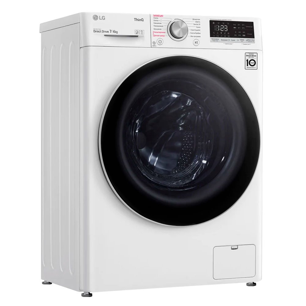 Стиральная машина LG F2V5HG0W белая купить,NaN