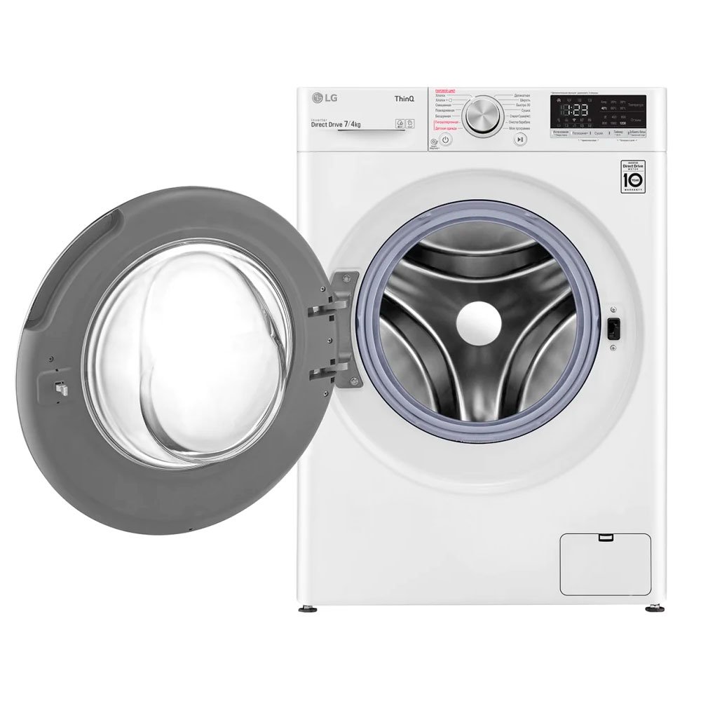 Стиральная машина LG F2V5HG0W белая купить,NaN