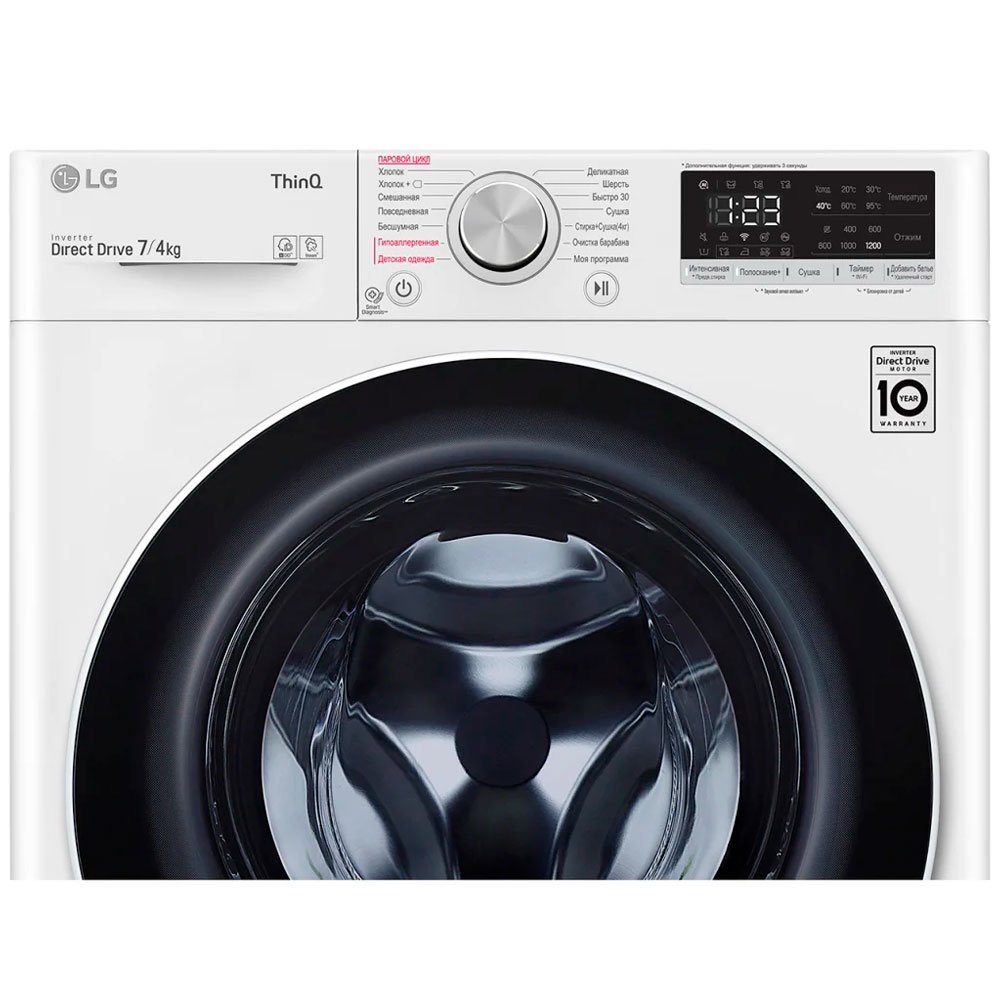Стиральная машина LG F2V5HG0W белая купить,NaN