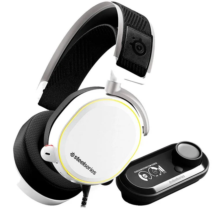 Наушники SteelSeries Arctis Pro + GameDAC 61454 белые купить,NaN