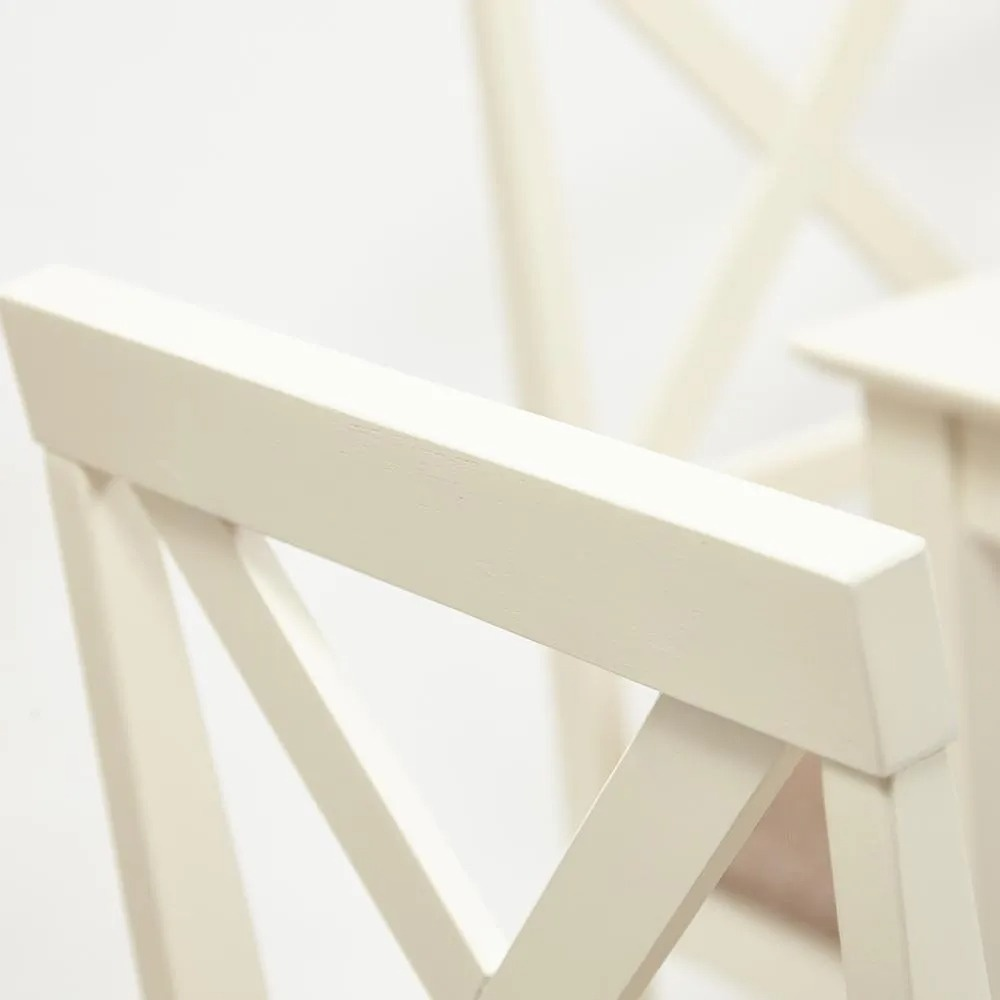 Комплект Tetchair Hudson 110 стол 110х70см + 4 стула белый купить,NaN
