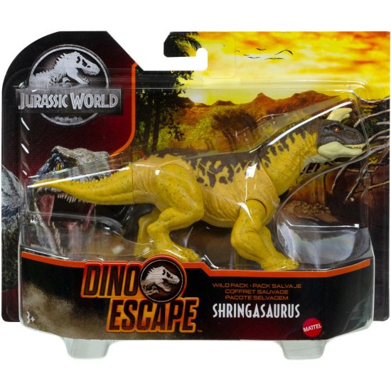 Фигурка Jurassic World Dino Escape Дикая стая - Шрингазавр GWC93/HCL84 8см купить,NaN