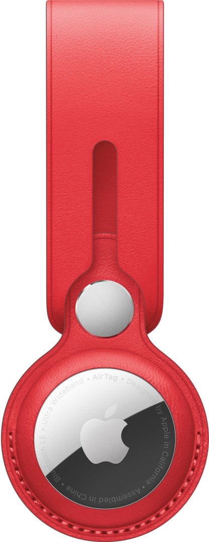 Чехол Apple для AirTag Leather Loop MK0V3ZM/A красный купить,NaN