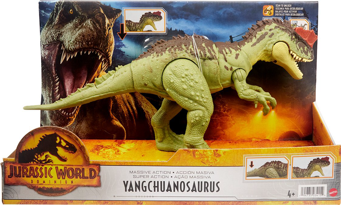 Фигурка Jurassic World Dominion- Янгчуанозавр HDX47/HDX49 17см купить,NaN