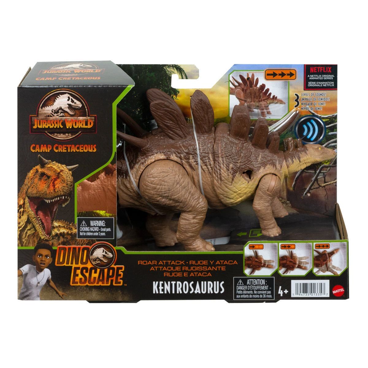 Фигурка Jurassic World Dino Escape Рычащий динозавр - Кентрозавр GWD06/HCL93 15см купить,NaN