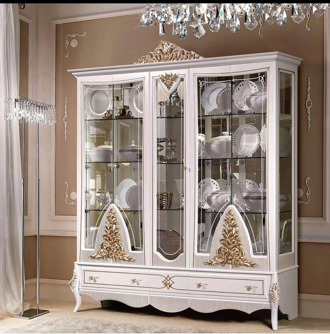 Шкаф-витрина СлонимМебель 202-03-13 105301865 204x45.6x233.5см  купить,NaN
