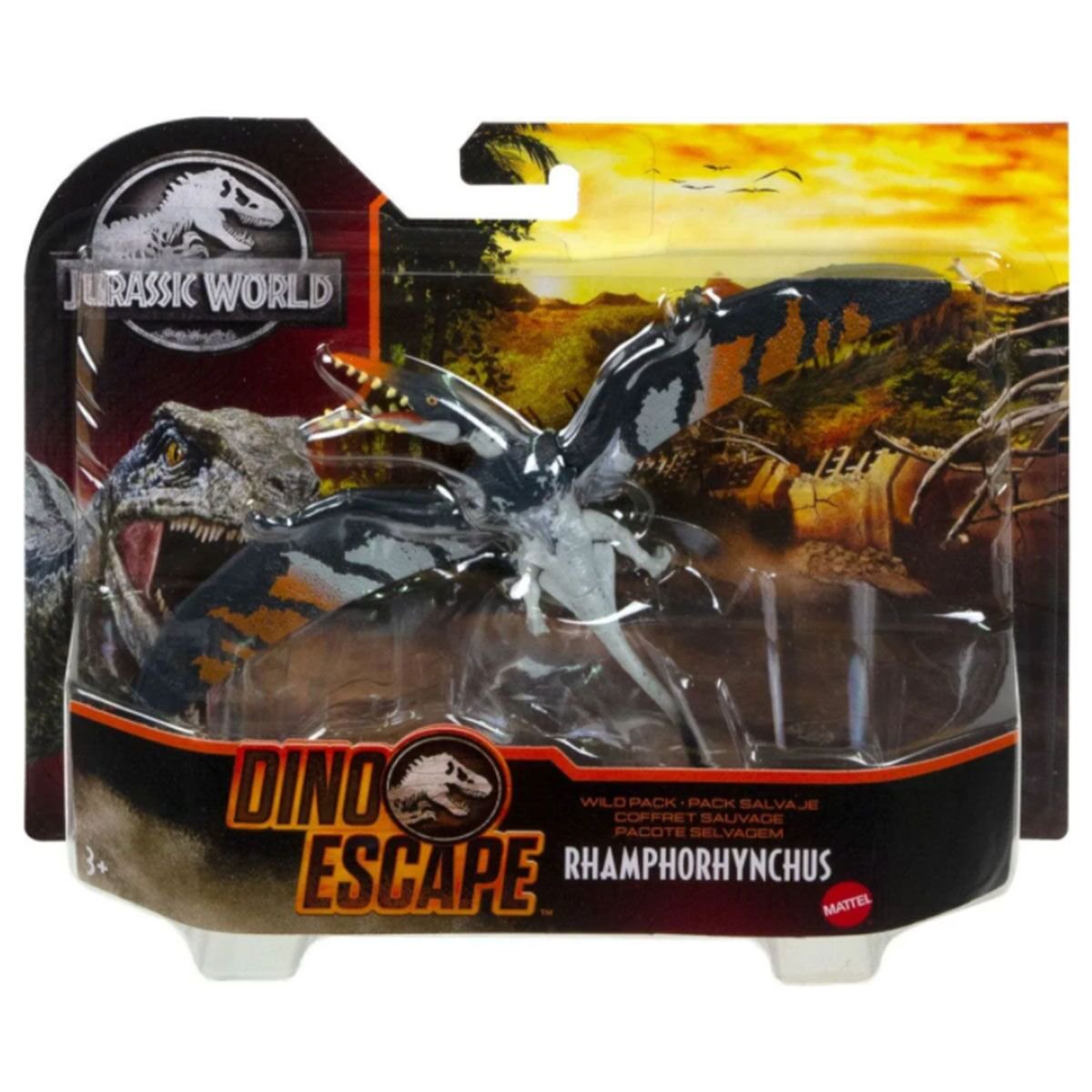 Фигурка Jurassic World Dino Escape Дикая стая - Рамфоринх 16см купить,NaN