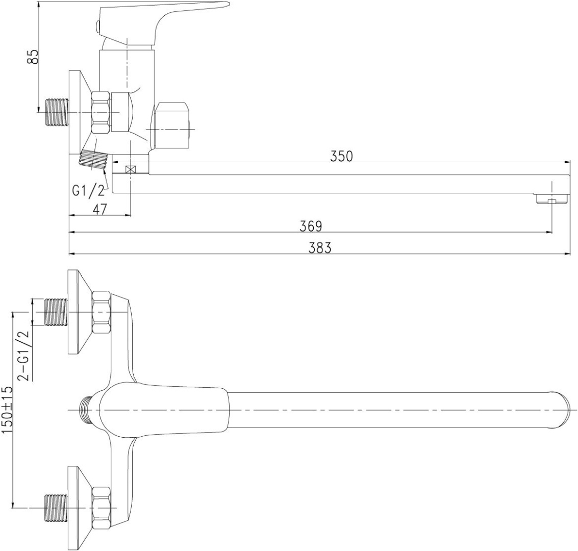 Смеситель Rossinka RS32-32 хром купить,NaN