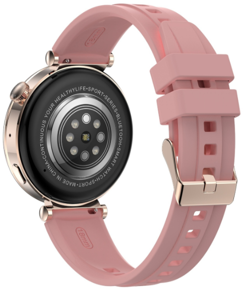 Смарт-часы SNEL Watch Pulse 42 мм золотистый-бежевый-розовый