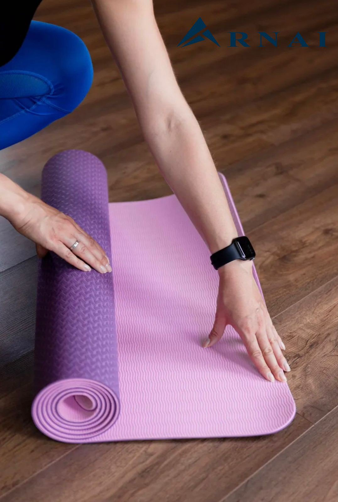 Коврик ARNAI Yoga Mat purple 183*61*0.6 фиолетовый купить,NaN