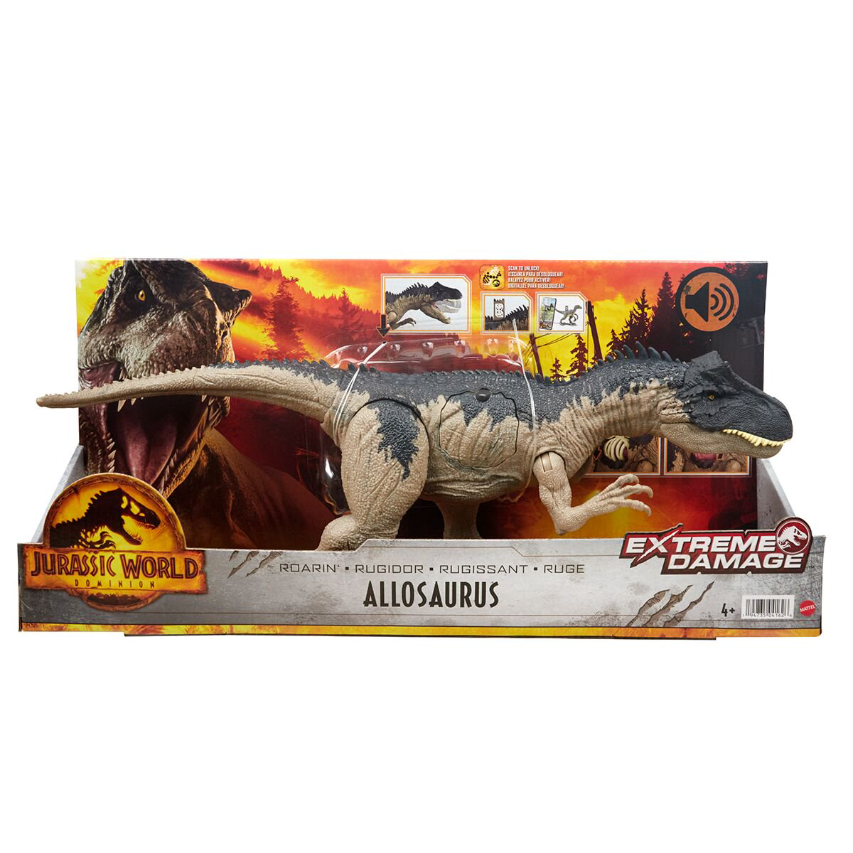 Фигурка Jurassic World Dominion Аллозавр HFK060 17см купить,NaN