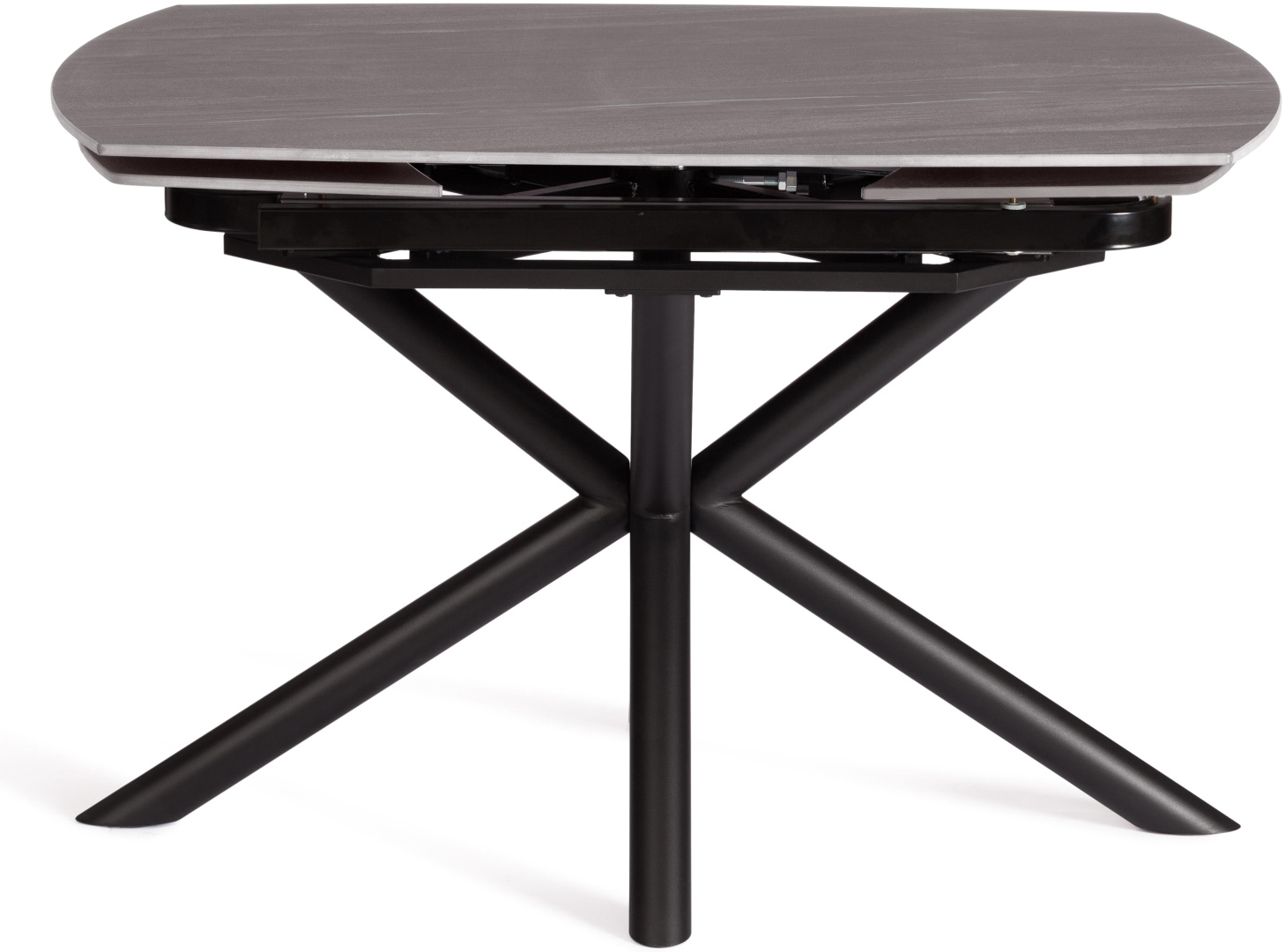 Стол раздвижной Tetchair Винстон 139725130 180х80x75см черно-серый купить,NaN