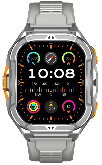 Смарт-часы Snel Watch Vector 55 мм черный