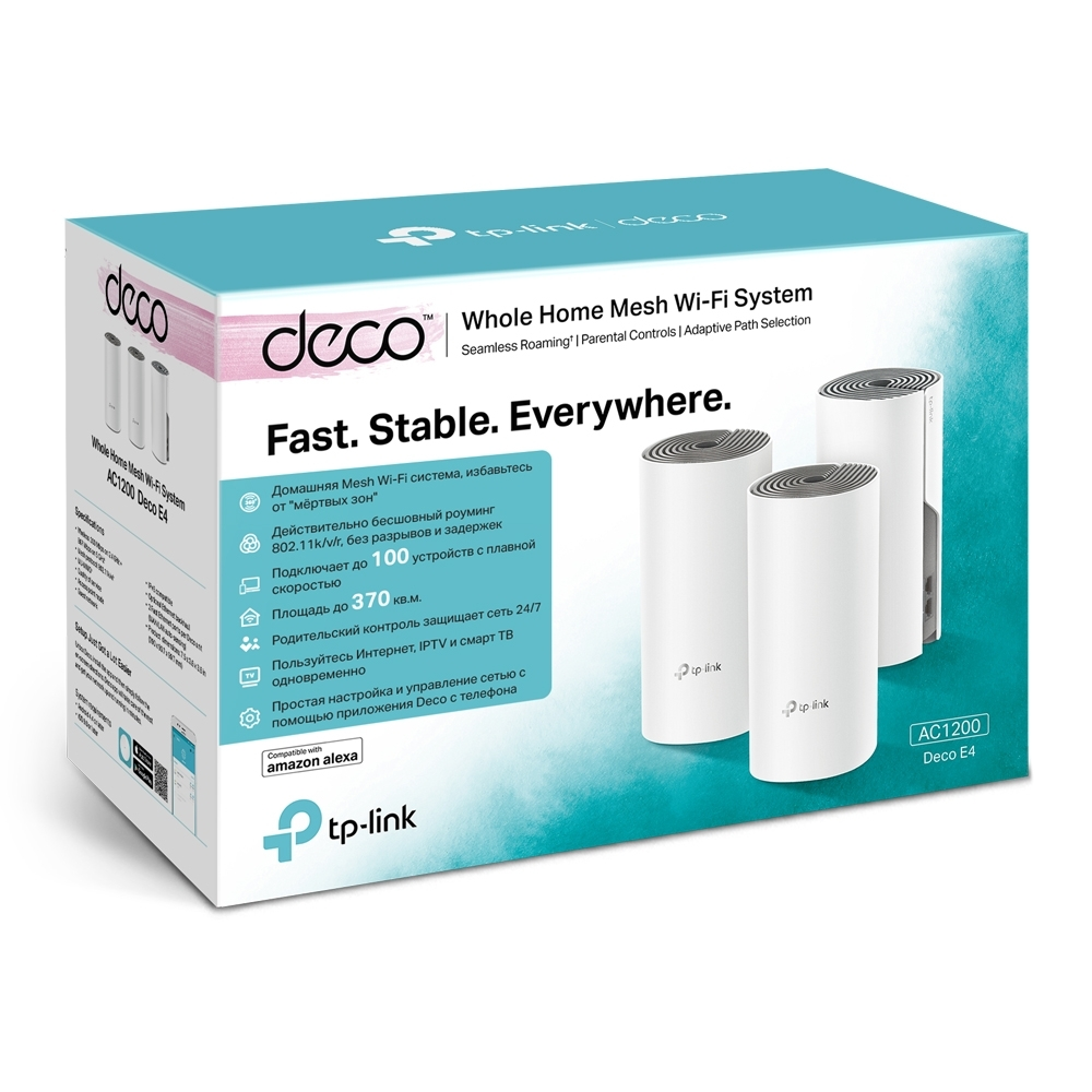 Беспроводная MESH-система TP-Link Deco E4(3-pack) купить,0