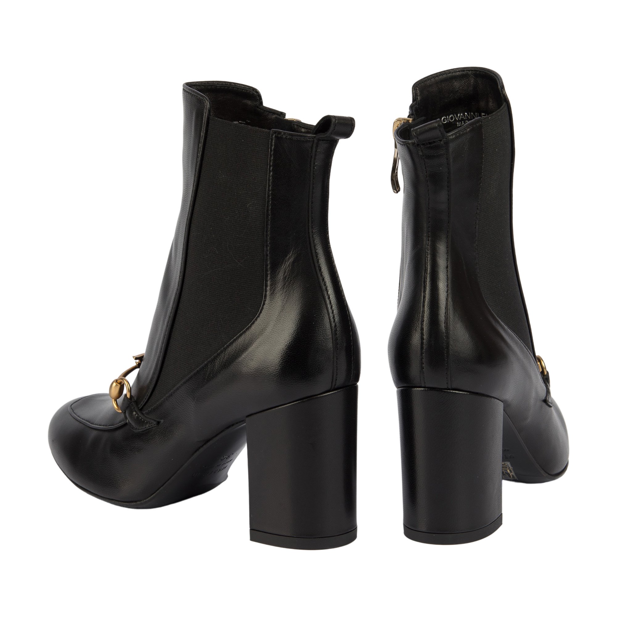 Полусапоги Giovanni Fabiani Tronchetto Nappa nero Elastico nero black 37,5 - ForteMarket Полусапоги Giovanni Fabiani Tronchetto Nappa nero Elastico nero black 37,5 купить,0