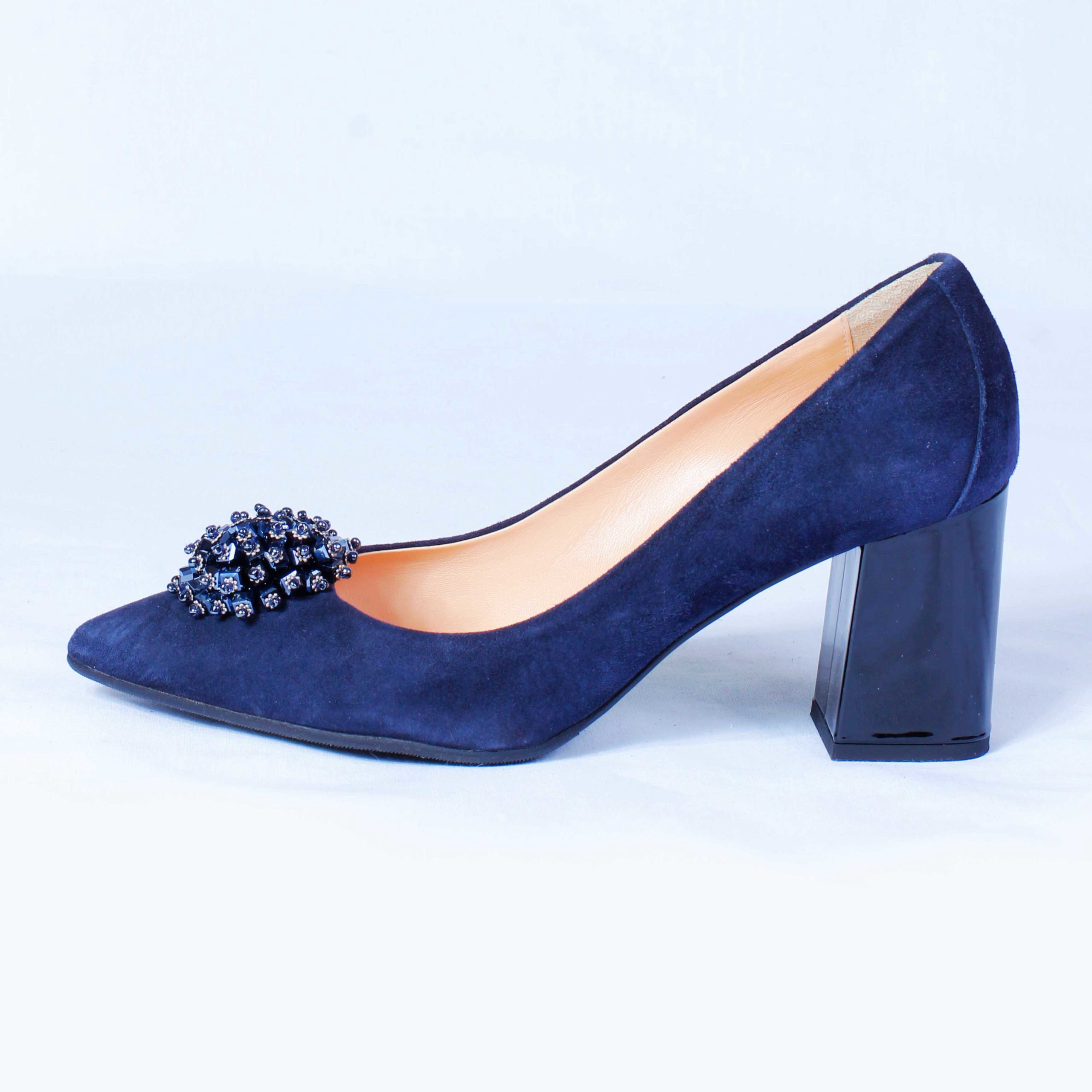 Туфли Fabio Di Luna Camoscio blu vernice nero blue 38,5 купить,NaN