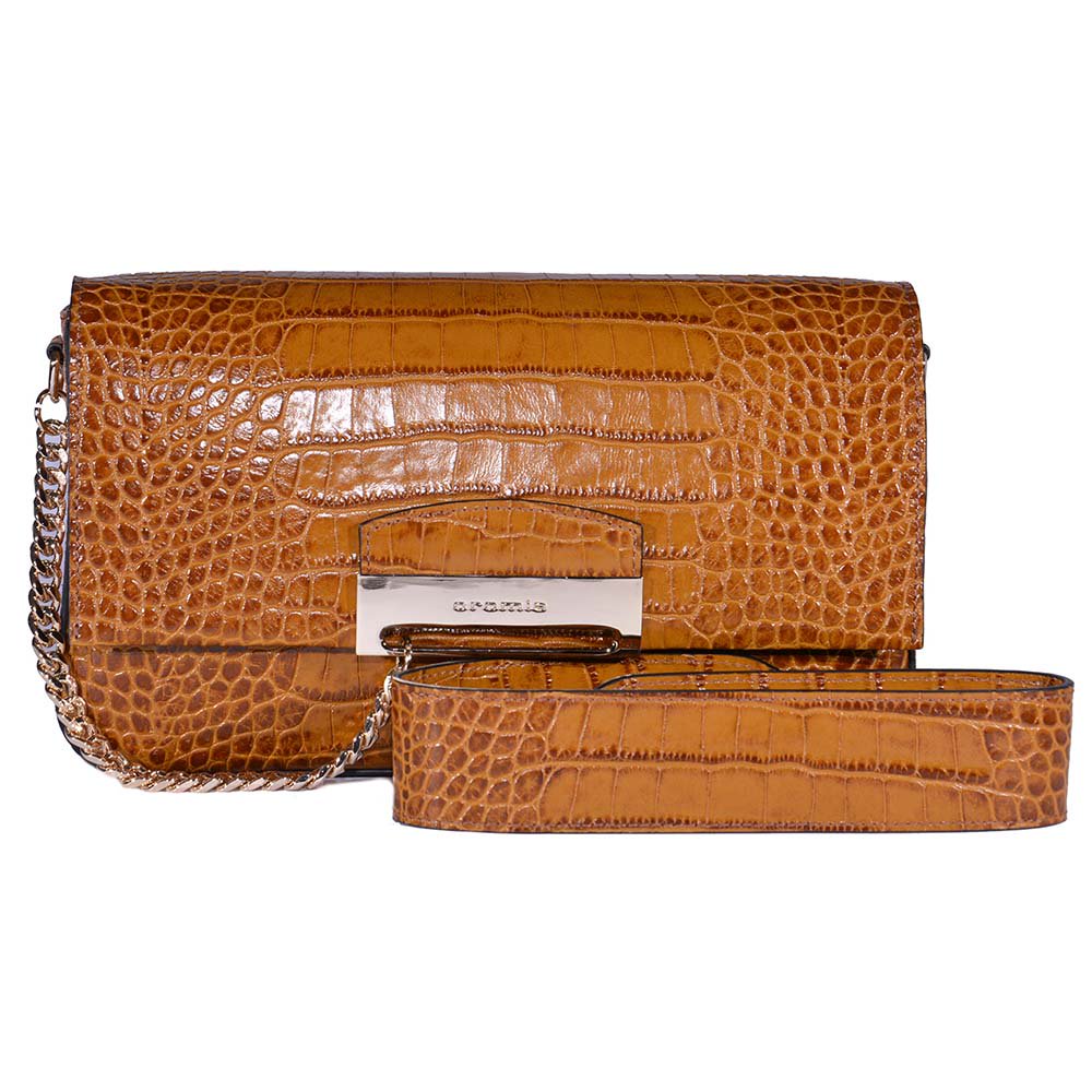 Сумка Cromia Ladies bag be strong cuoio коричневая купить,NaN